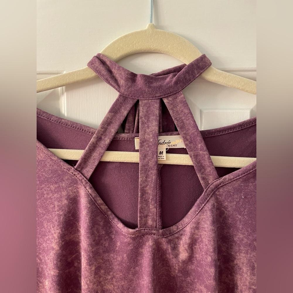 Purple Top cute neck tie! 💜